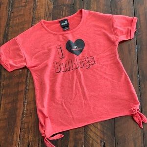 Girls UGA top